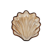 Load image into Gallery viewer, Fan Shell Glass Plate 18x17x3.5cm - Assorted
