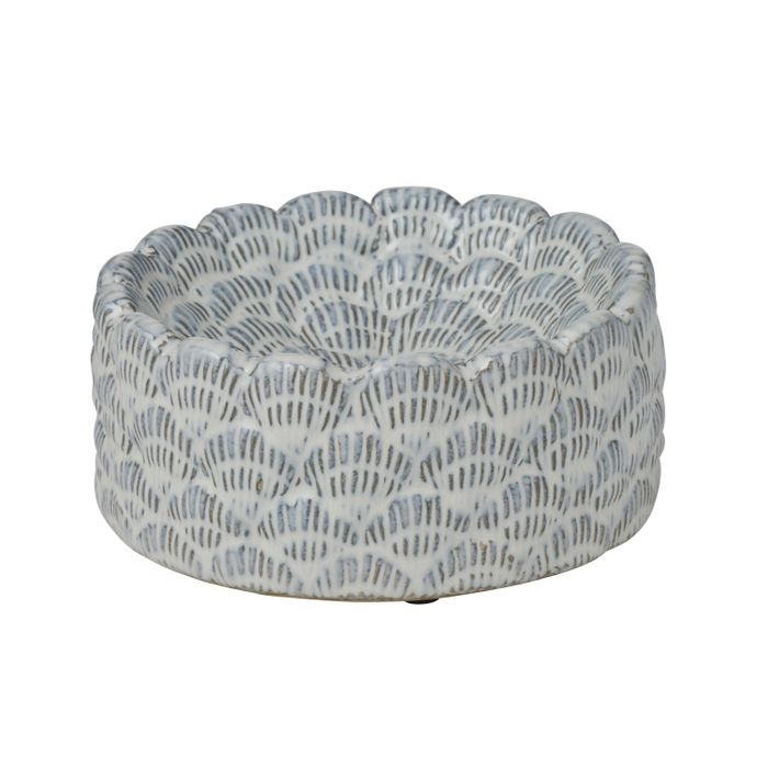 Cockle Ceramic D'Wall Bowl 16x7cm