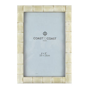 Cecilia Bone 4x6" Frame 12.5x17.5cm Ivr