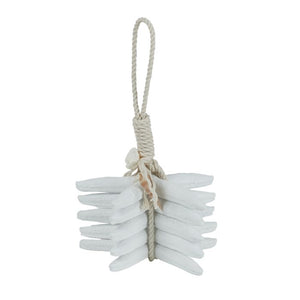 Dina Resin Starfish Stack 13x23cm White