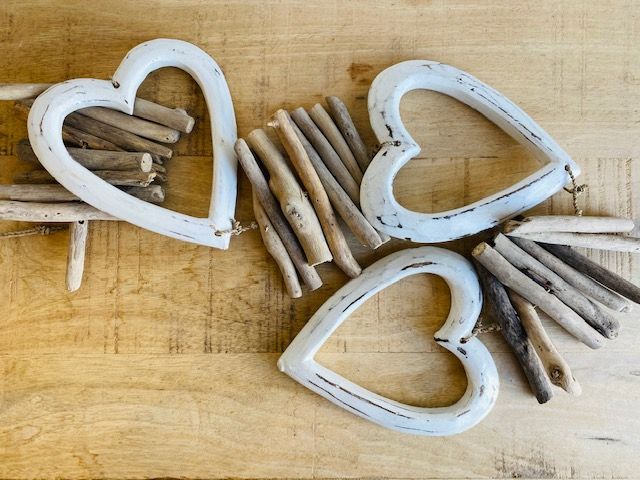 Open Heart & Driftwood Hanger