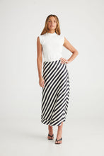 Load image into Gallery viewer, Carrington Skirt - Midnight Stripe
