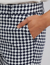 Load image into Gallery viewer, Zest Pant - Navy Checkerboard
