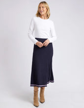 Load image into Gallery viewer, Tammy Knit Skirt - Dark Sapphire
