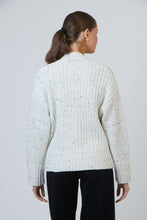Load image into Gallery viewer, Rib Fleck Cardigan - Storm
