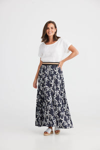 Tropics Skirt - Retro Palm