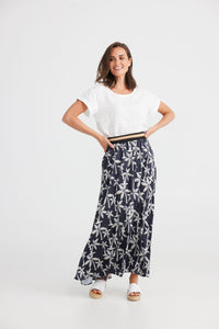 Tropics Skirt - Retro Palm