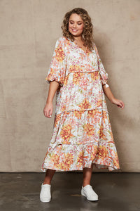 Alma Tiered Dress - Salt Jardin