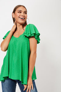 Zanzibar Frill Top