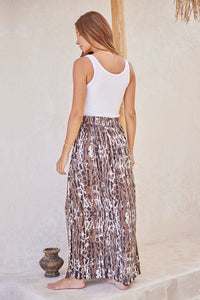 Abena Maxi Skirt - Leopard