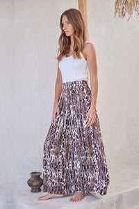 Abena Maxi Skirt - Leopard