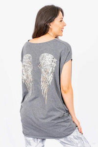 Carly Angel Wing Top