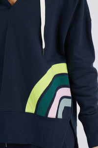 Over the Rainbow Hoodie - Navy