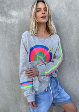 Load image into Gallery viewer, Summer Rainbow Sweat - Grey Marle
