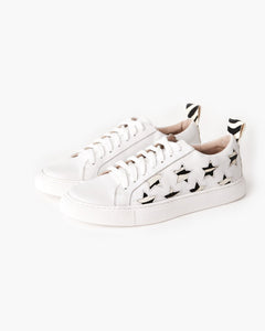 Zebra Star Leather Sneaker