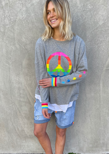 Waffle Peace Top