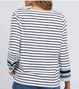 Frame Stripe 3/4 Tee