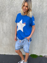 Load image into Gallery viewer, Summer Star Tee - Royal Blue
