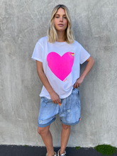 Load image into Gallery viewer, Summer Heart Tee -White
