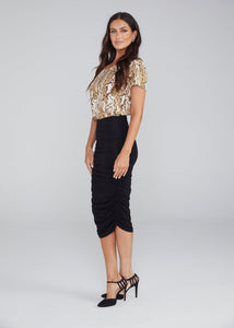Ross Ruched Bamboo Skirt