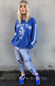 Varsity Team Sweat - Blue