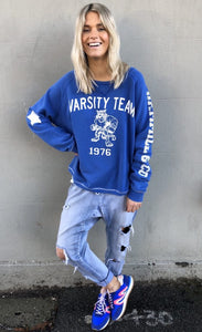 Varsity Team Sweat - Blue