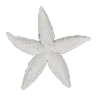 White Poly Starfish Sculpture - 20x20x3cm