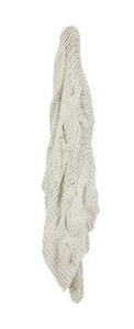 Lucille Cotton Throw - 125x150cm Ivory