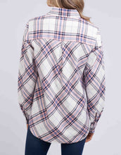 Load image into Gallery viewer, Aster Check Shirt - White/Pink/Blue Check

